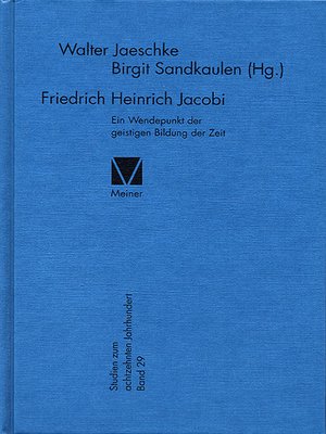cover image of Friedrich Heinrich Jacobi